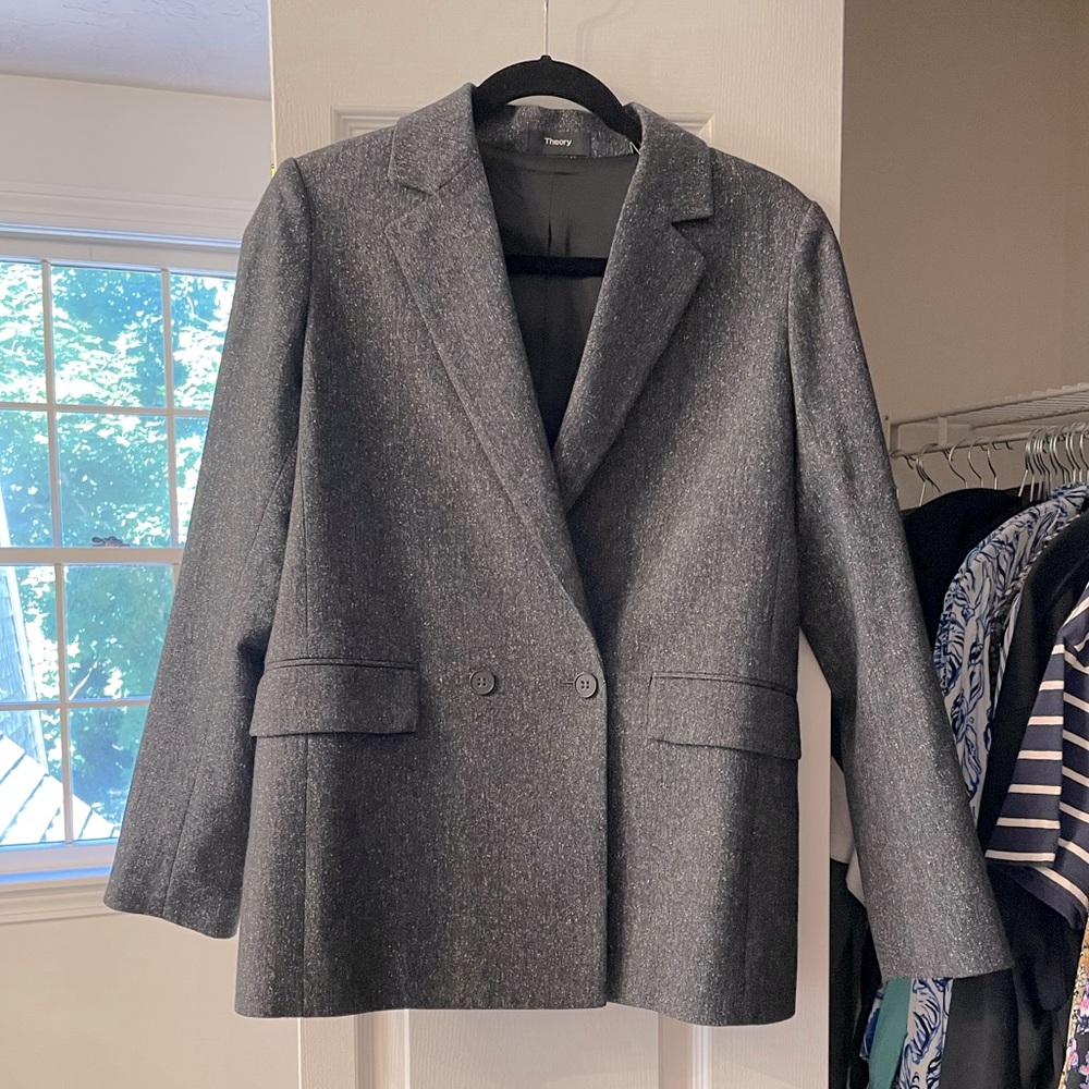 Theory Gray Blazer